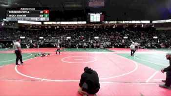 61 lbs 1st Place Match - Micah Duncan, WSW1 vs Broderick Tittle, BAY2