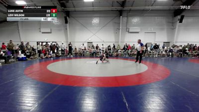 70 lbs Rr Rnd 3 - Luke Autin, Backyard Brawlers Black ES vs Levi Wilson, Level Up Wrestling ES