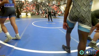 155 lbs Semifinal - Jacob Stith, Checotah Matcats vs Jarius Johnson, Pitbull Wrestling Academy