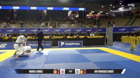 Mario A Gomez vs Ari Francisco Sidoti 2026 Pan Jiu Jitsu IBJJF Championship