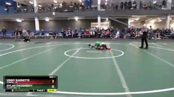 70 lbs Round 1 (6 Team) - Vinny Barnette, Perkins vs Dylan Daugherty, Clear Fork