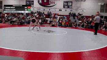 140 lbs Champ. Round 2 - Bianca Cluff, Wasatch vs Tanzie Wold, Uintah