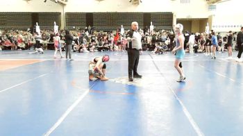 95 lbs Rr Rnd 2 - Brooke Murray, NewWhale Pink - Girls vs Braelynn Bates, Bayside Baddies - Girls
