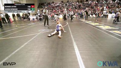 58 lbs Semifinal - Ronnie Leyba, Team Tulsa Wrestling Club vs Jaxon Ditmore, Team Tulsa Wrestling Club