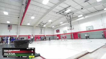 132 lbs Cons. Round 2 - Kole Butler, Evansville Mater Dei vs Ryan Englebright, North Posey