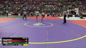 D3-113 lbs Quarterfinal - Kyle Miller, Garaway vs Brady Funk, Mogadore