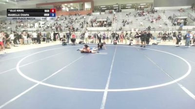 170 lbs 3rd Place Match - Elle Krug, Washington vs Isabella Chapa, Omak Wrecking Crew Wrestling