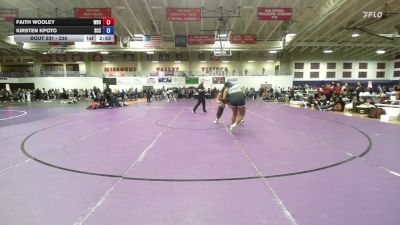 235 lbs Round 1 - Kirsten Kpoto, Southeast CC vs Faith Wooley, Wayland Baptist University