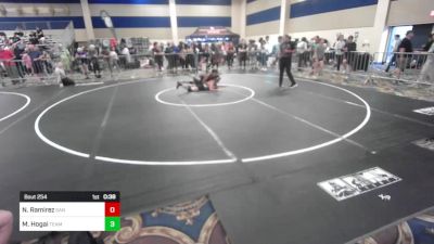 120 lbs Consi Of 64 #1 - Nathan Ramirez, San Dimas HS vs Marley Hogai, Team Thunder WC