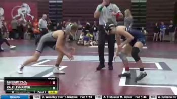 113 lbs Round 1 - Kennedy Pahl, Des Moines Roosevelt vs Kale Leymaster, Xavier, Cedar Rapids