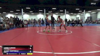 136 lbs Round 3 (8 Team) - James Curoso, California vs Kaden Martineau, Utah