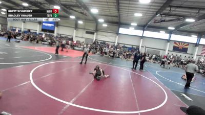 62 lbs Quarterfinal - Rhett Schneider, Manu WC vs Bradley Knauer, Trybe