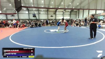 157 lbs Champ. Round 1 - Hassan Alrubaie, WA vs Conner Reyes, WA