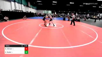 152 lbs Prelims - Abraham Clinton, TX vs Zack Ryder, NY