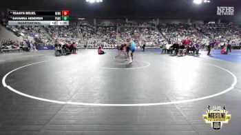G5A-110 lbs Quarterfinal - Teagyn Beliel, NEWKIRK (Girls) vs Savanna Hendren, PAWHUSKA (Girls)