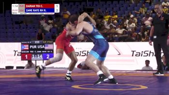 57 kg Semifinal - Zane Richards, USA vs Darian Cruz, PUR