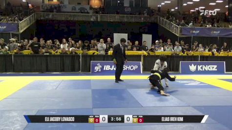 Elias Ireh Kim vs Eli Jacoby Lovasco 2026 Pan Kids Jiu-Jitsu IBJJF Championship