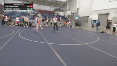 106 lbs Semis - Boston Brindley, Champions Wrestling Club vs Caleb Weldon, Frenchtown