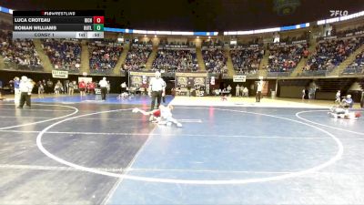 50 lbs Consy 1 - Luca Croteau, Richland vs Roman Williams, Butler