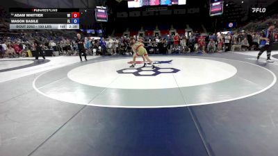 150 lbs Cons. Rd Of 16 - Adam Whittier, WI vs Mason Basile, FL
