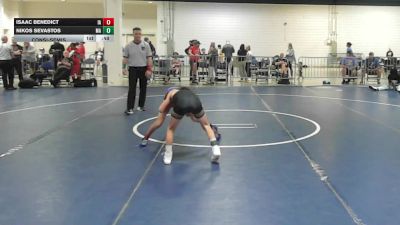 75 lbs Consolation - Isaac Benedict, IA vs Nikos Sevastos, MA