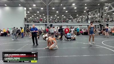 175 lbs Semis (4 Team) - Jose Alvarenga-Giron, Force WC vs Cameron Owens, Town Wrestling VHW