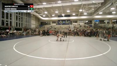 45 lbs Finals (8 Team) - Hunter Carlyle, Mat Demons vs Zaiden Medina, Colorado Extreme