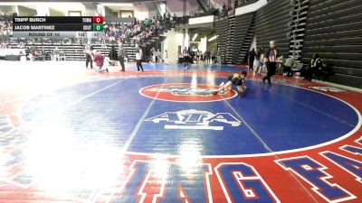 84 lbs Round Of 16 - Tripp Burch, Tomahawk Wrestling Club vs Jacob Martinez, South Georgia Takedown Club