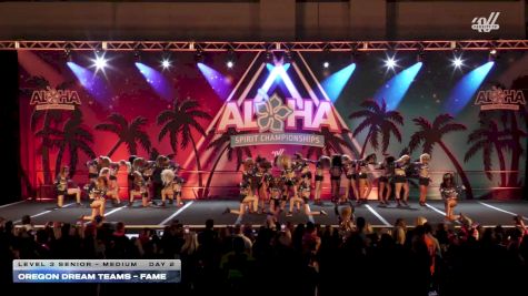 Oregon Dream Teams - Fame [2026 L3 Senior - Medium Day 2] 2026 Aloha Portland Showdown