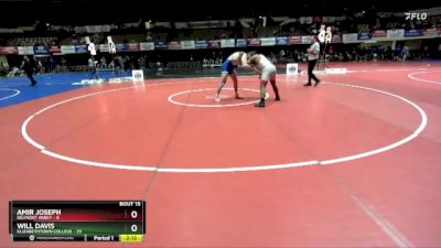 184 lbs Quarters & Wb (16 Team) - Amir Joseph, Belmont Abbey vs Will Davis, Elizabethtown College