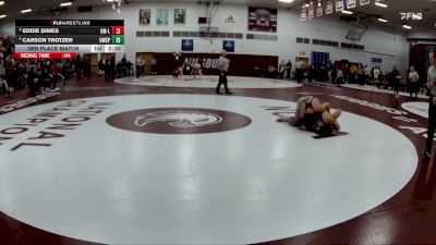 174 lbs 3rd Place Match - Carson Trotzer, Wisconsin-Stevens Point vs Eddie Simes, Wisconsin-La Crosse