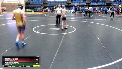 126 lbs Round 2 - Emmett Palmer, Broken Bow vs Hunter Faris, Wahoo