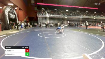 130 lbs Semifinal - Breckin Hatch, Top Of The Rock WC vs Parker Marvel, Eastside United WC