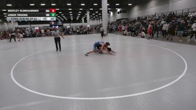 120 lbs Cons. Sub-rd Of 64 - Bentley Klinkhammer, Heartland Wrestling Academy vs Lenox Truong, Shelton Wrestling Academy