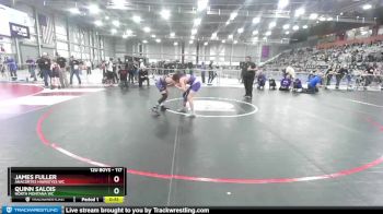 117 lbs 3rd Place Match - James Fuller, Anacortes Hawkeyes WC vs Quinn Salois, North Montana WC