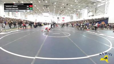 93 lbs Cons. Round 1 - Tucker Bruyer, Falconer Youth Wrestling vs Keatley DeKay, Club Not Listed