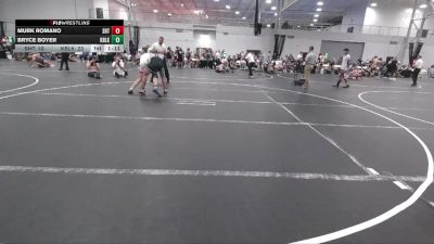 144 lbs Round 5 (6 Team) - Bryce Boyer, Kraken Black vs Murk Romano, Team Shutt