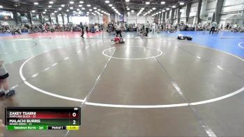 88 lbs Rd# 8- 12:30pm Saturday Final Pool - Malachi Burris, Minion Green vs Zakey Tsarni, Maryland BLACK