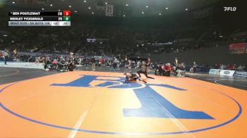 5A Boys 106 lbs Cons. Round 1 - Ben Postlewait, Crescent Valley Boys vs Wesley Fitzgerald, Eagle Point Boys