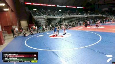 114 lbs 3rd Place Match - Breckin Hatch, Top Of The Rock Wrestling Club vs Joel Magana, Jackson Hole Wrestling Club