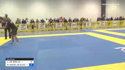 JOSHUA LEE BOWLIN vs MARCOS MACIEL DE OLIVEIRA 2020 IBJJF Pan No-Gi Championship