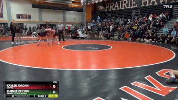 155 lbs Cons. Round 2 - Marlee Peyton, Prairie, Cedar Rapids vs Kaylee Jordan, Lisbon