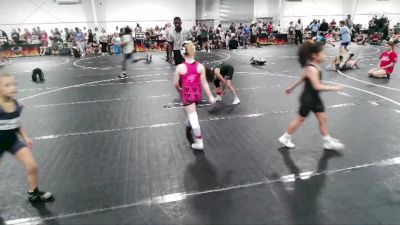 64 lbs Semis (4 Team) - Mia Kerr, MF Angels vs Anaya Hossain, Level Up Wrestling Center