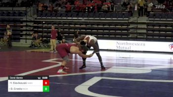 285 lbs Consolation - Yaraslau Slavikouski, Harvard vs Dorian Crosby, Bucknell