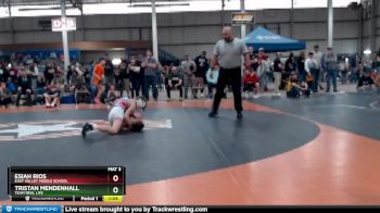 85 lbs Semifinal - Tristan Mendenhall, Team Real Life vs Esiah Rios, East Valley Middle School