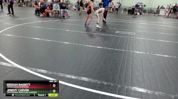 90 lbs 1st Place Match - Keegan Bassett, Young Guns/Compound vs Jeremy Carver, Contenders Wrestling Academy