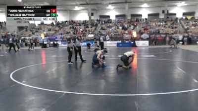A 175 lbs Cons. Round 1 - William Martinez, Lakeland Preparatory School vs John Fitzpatrick, Upperman High School
