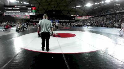 Boys 2A 150 lbs Semifinal - Kiyanno Zuniga, Toppenish vs Xavier Nguyen, Chief Sealth