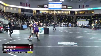 131 lbs 7th Place Match - Jaclyn Dehney, New England College vs Ragan Retell, Elmira College