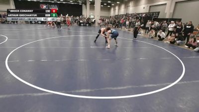 190 lbs Cons. Semis - Brock Conaway, Eierman Elite Wrestling Club vs Arthur Grechanyuk, Built By Brunson Wrestling